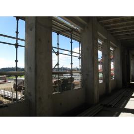 Library, Auckland campus. Library Extension, construction, March 2009