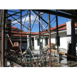 Library, Auckland campus. Library Extension, construction, March 2009