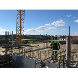 Library, Auckland campus. Library Extension, construction, March 2009