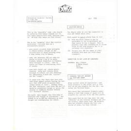 EXMSS Newsletter, July 1979