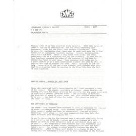 EXMSS Newsletter, March 1980