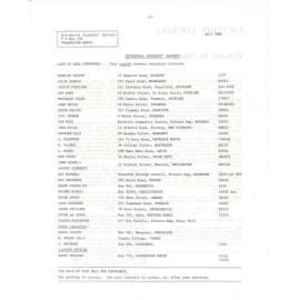 EXMSS Newsletter, Vacation Course Welcome, July 1980