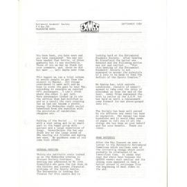 EXMSS Newsletter, September 1980