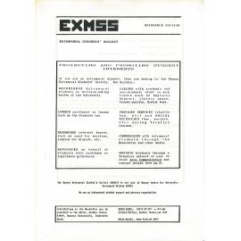 EXMSS Newsletter, Reference Edition, June 1989