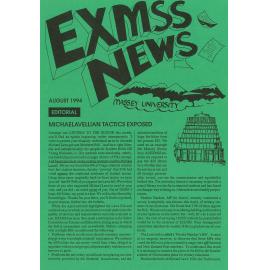 EXMSS Newsletter, August 1994