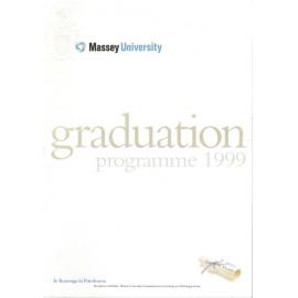 Graduation Programme, 1999-11-26, Graduate School of Business