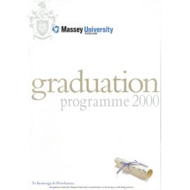 Graduation Programme, 2000-05-11 to 2000-05-12, Auckland