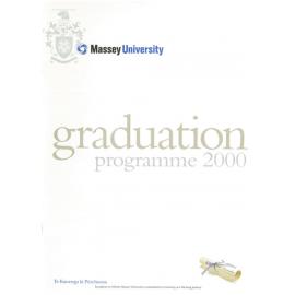 Graduation Programme, 2000-11-30, Graduate School of Business