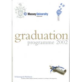 Graduation Programme, 2002-04-18 to 2002-04-20, Auckland
