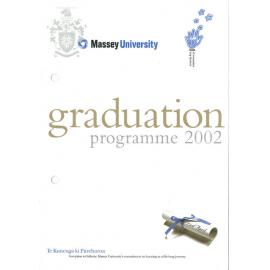Graduation Programme, 2002-04-23, Napier