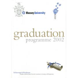 Graduation Programme, 2002-05-23, Wellington