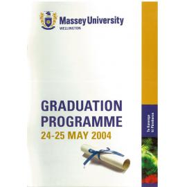 Graduation Programme, 2004-05-24 to 2004-05-25, Wellington