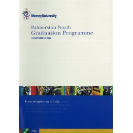 Graduation Programme, 2006-11-24, Palmerston North