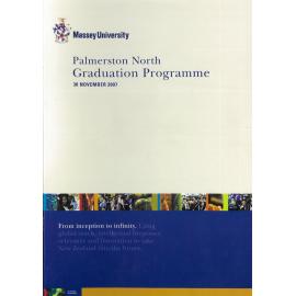 Graduation Programme, 2007-11-30, Palmerston North