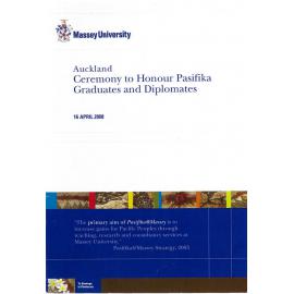 Graduation Programme, 2008-04-16, Auckland, Pasifika graduates and diplomates