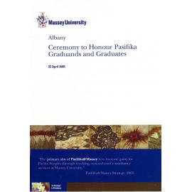 Graduation Programme, 2009-04-22, Auckland, Pasifika graduates and diplomates