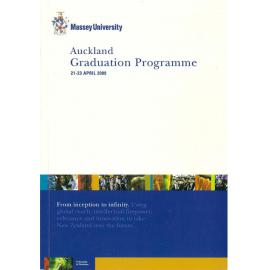 Graduation Programme, 2009-04-21 to 2009-04-23, Auckland