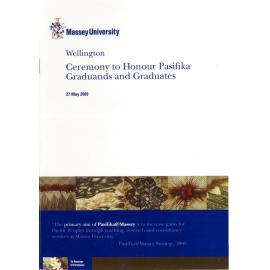 Graduation Programme, 2009-05-27, Wellington, Pasifika graduates and diplomates