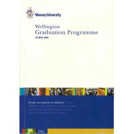 Graduation Programme, 2009-05-29, Wellington