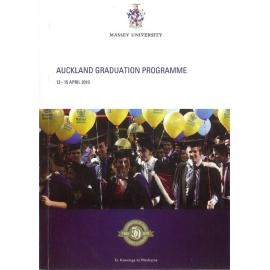 Graduation Programme, 2010-04-13 to 2010-04-15, Auckland