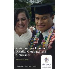 Graduation Programme, 2011-04-13, Auckland, Pasifika graduates and diplomates