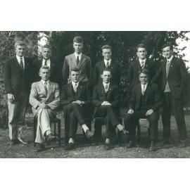 Massey Agricultural College. The first degree students, circa 1928