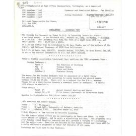 National Organisation for Women, November 1981