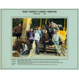 Massey University Students' Association Executive, 1992