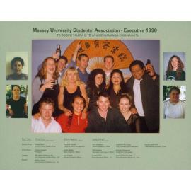 Massey University Students' Association Executive, 1998