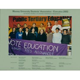 Massey University Students' Association Executive, 2002