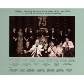 Massey University Students' Association Executive, 2003
