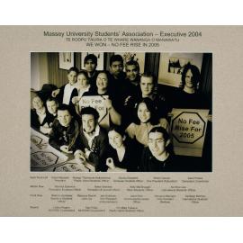 Massey University Students' Association Executive, 2004