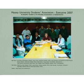 Massey University Students' Association Executive, 2007
