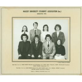 Massey University Students' Association Executive, 1976
