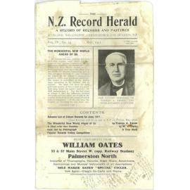 The N.Z. Record Herald. v. IV, no. 34, May 1911
