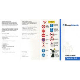 Campus Map, Massey University, Palmerston North, Turitea 1999