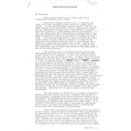 Honorary doctorate citation, Norman Hargrave Taylor, 1964