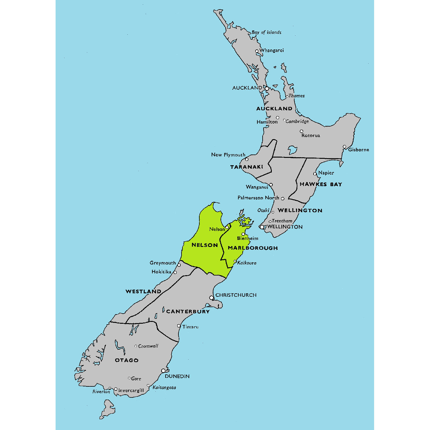 Dairy Companies Timeline, Nelson and Marlborough Provinces, 1893-2001