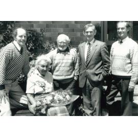 Ella Campbell, surprise 80th birthday party, 29 October 1990