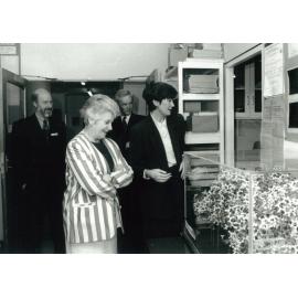 Governor-General Dame Catherine Tizard visiting Massey University, 1994