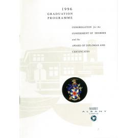 Graduation Programme, 1996-05-11, Auckland