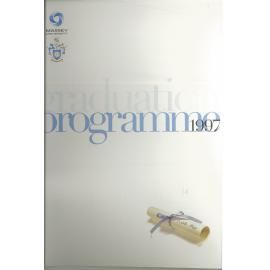 Graduation Programme, 1997-05-07 to 1997-05-09, Palmerston North