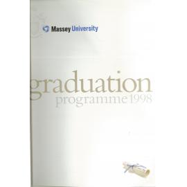 Graduation Programme, 1998-05-19 to 1998-05-22, Palmerston North