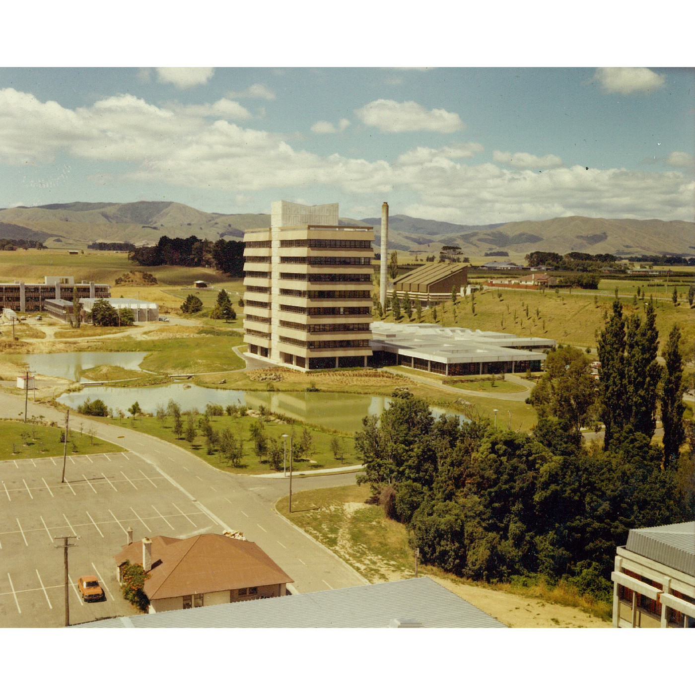 The Manawatū campus' Veterinary Tower