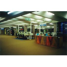 Manawatū campus library. Interior, circa 2000s