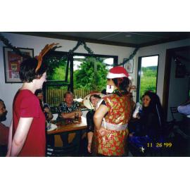 Turitea Library Christmas function, 1999