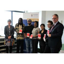 Massey University Press. Launch of first book, December 2015