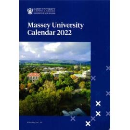 Massey University Calendar, 2022