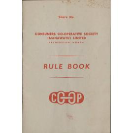Rule book of Consumers Co-operative Society (Manawatu) Limited, Palmerston North