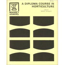 Information Series No 9, A Diploma Course in Horticulture, 1972